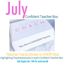 Load image into Gallery viewer, Confident Teacher Box (SOLD OUT)