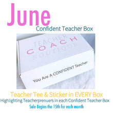 Load image into Gallery viewer, Confident Teacher Box (SOLD OUT)