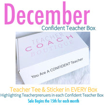 Load image into Gallery viewer, Confident Teacher Box (SOLD OUT)