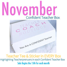 Load image into Gallery viewer, Confident Teacher Box (SOLD OUT)