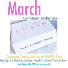 Load image into Gallery viewer, Confident Teacher Box (SOLD OUT)